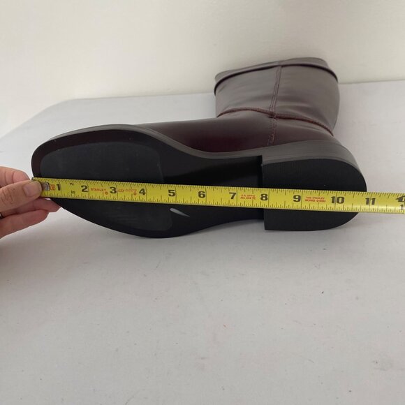 New Reformation x Kacey Musgraves Franklin Knee Riding Boot Ruby - Picture 14 of 15